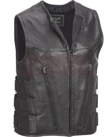 Wilsons Big& Tall Milwaukee Leather Vest Fashion Collection Free Shipping