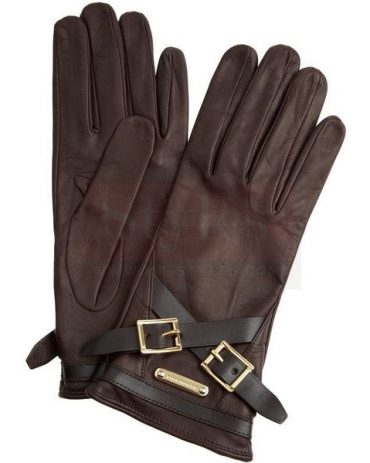 Burberry Cashmere Lined Lambskin Gloves