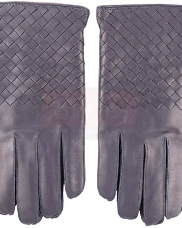 Bottega Veneta Dark Navy Nappa Glove