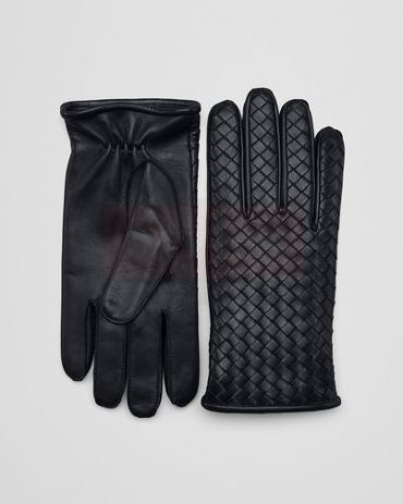 Bottega Veneta Glove in dark leather new nappa