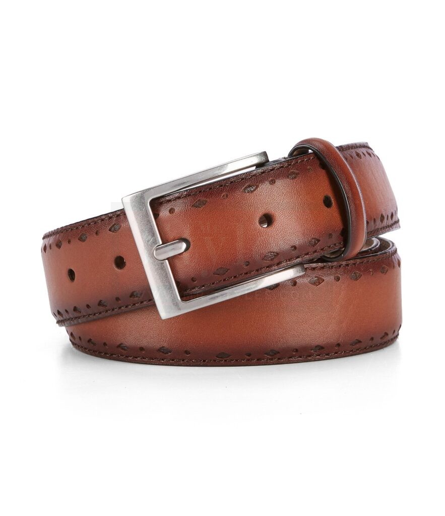 Laser Perforated Belt-Cole haan Replica - mr styles