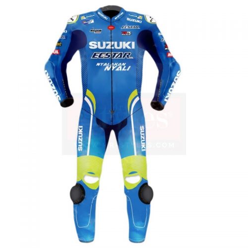 Alex Rins Suzuki MotoGP 2018 Leather Suit MotoGp Collection Free Shipping
