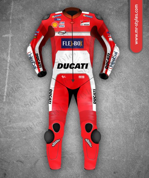 Andrea Dovizioso Suit 2017 Race Ducati Team MotoGP Andrea Dovizioso Suits Free Shipping