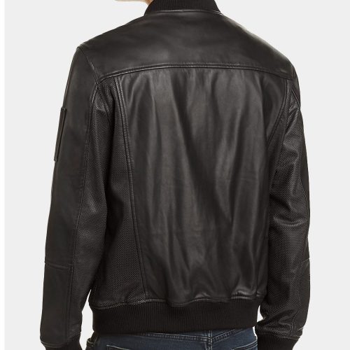 Blank Nyc Authentic Leather Bomber Jacket Fashion Collection Free Shipping