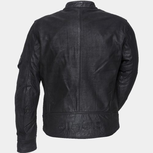 Black Erebus Leather Motorcycle Jacket MotoGp Jackets Free Shipping