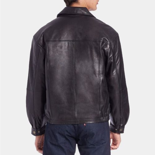 Boston Harbour Leather Biker Jacket Fashion Collection Free Shipping