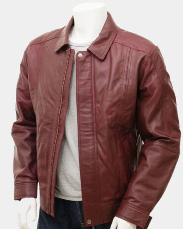 Brown Leather Biker Jackets Fashion Collection Free Shipping