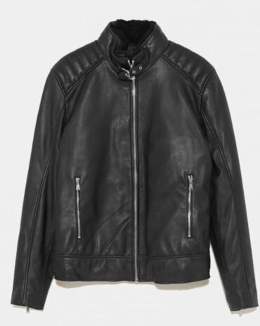 Combined Black Fashion Buy Leather Jacket