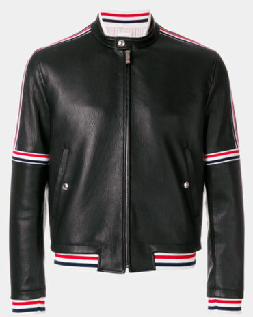 Biker Leather Jacket Mens