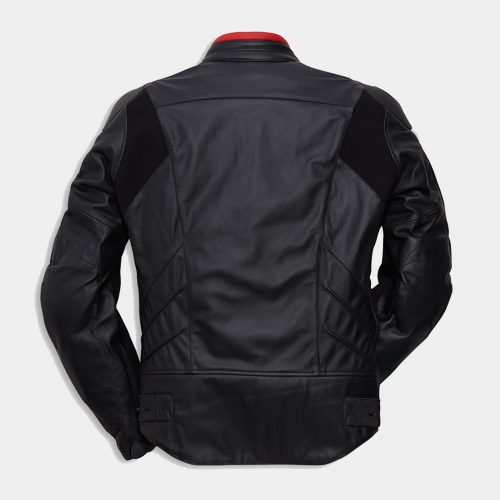 Dark Armour Men’s Motorcycle Leather Jacket-Ducati Replica MotoGp Jackets Free Shipping
