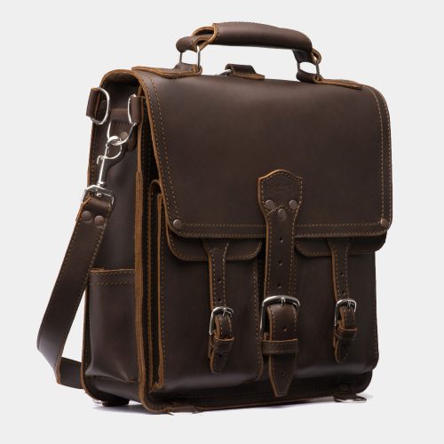 Front Pocket Leather Messenger Bag-Saddlebackleather Replica Bags Free Shipping
