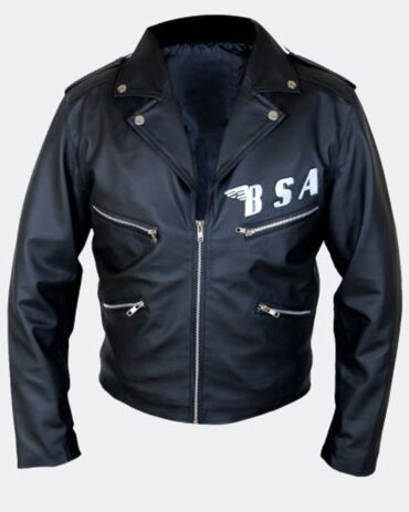 USA Flag High Quality Moto Leather Jackets Fashion Collection Free Shipping