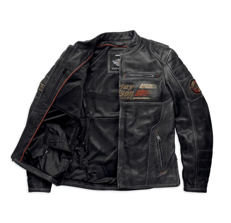 Harley Davidson Astor Patches Distressed Leather Jacket | Mr-Styles