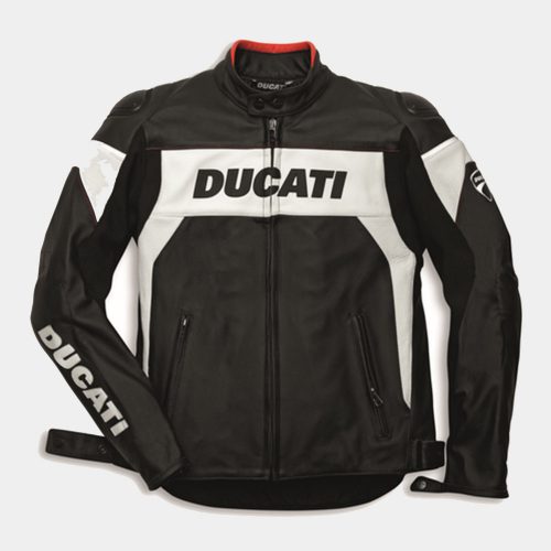 Ducati Replica Hi-Tech Men Motorcycle leather jacket MotoGp Jackets Free Shipping
