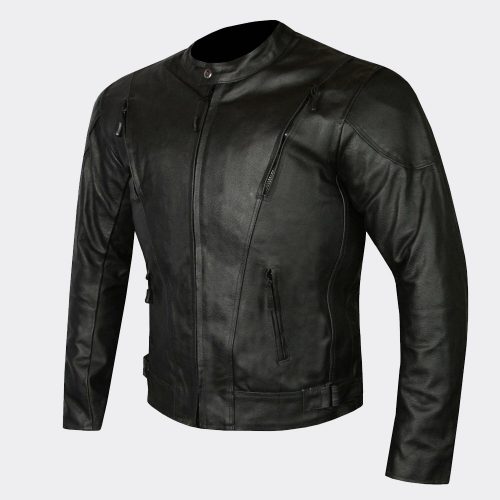 Highly Ventilated Motorcycle Leather Cruiser Armor Touring Jacket for Men MotoGp Jackets Free Shipping