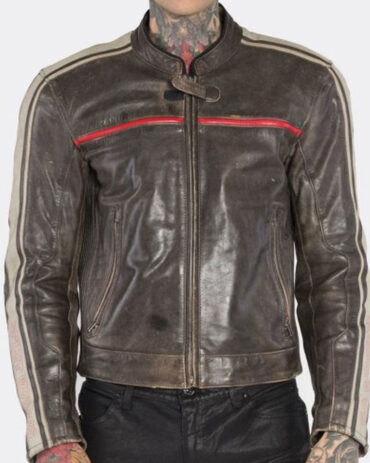 Harley Davidson Vintage Leather Biker Jacket MotoGp Jackets Free Shipping