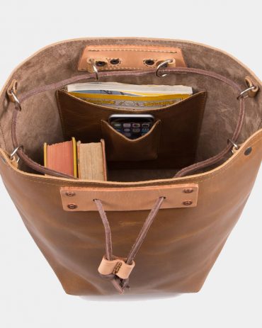 Leather Bucket Backpack SaddlebackLeather Bags Free Shipping