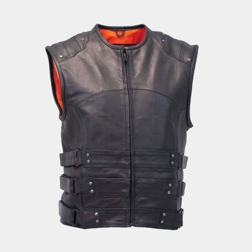 Leather fashion vest Fashion Collection Free Shipping