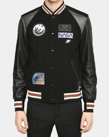 Leather & Wool Varsity Jacket