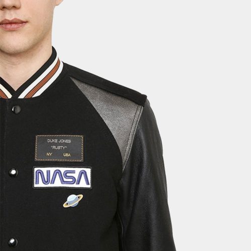 Leather & Wool Varsity Jacket Fashion Collection Free Shipping