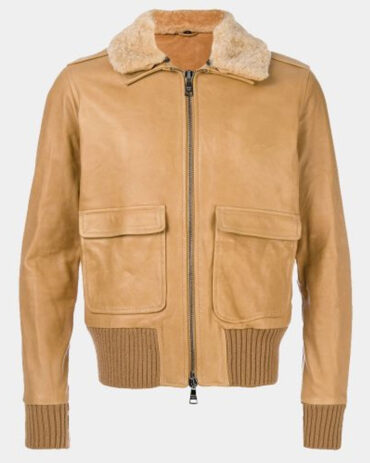 Transcontinental Railroad Leather Winter Jacket