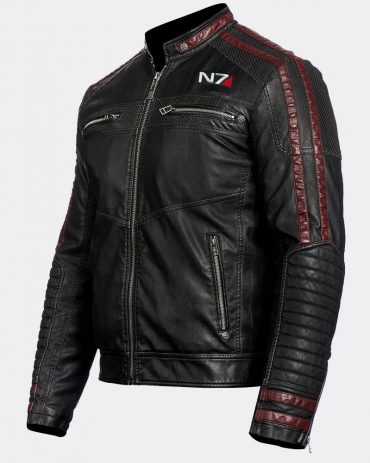 Mens Motorcycle Racer Black Leather Jacket with Concealed Carry Jacket MotoGp Jackets Free Shipping