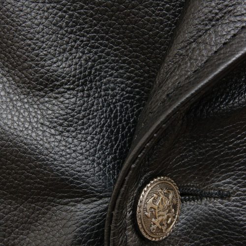 Men’s Black Leather Long Fashion Coat Fashion Coats Free Shipping