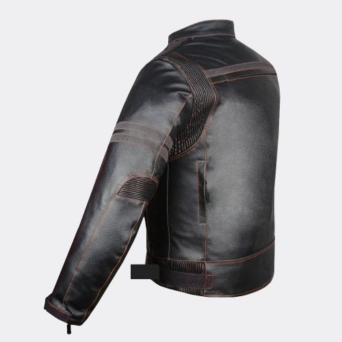Mercury Highly Vented Men’s Motorcycle Leather Jacket with Armor Cow Hide MotoGp Jackets Free Shipping