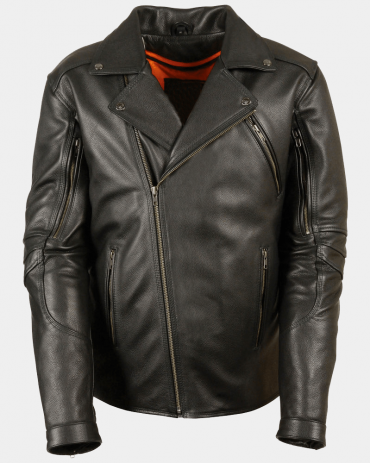 Triple Stitch Mens Motorcycle Leather Jackets