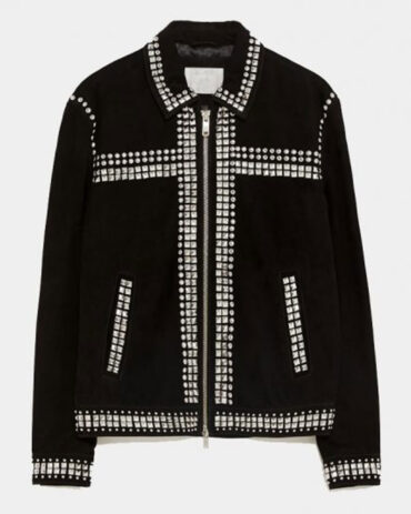 Mr-Styles Suede Studs Fashion Jacket