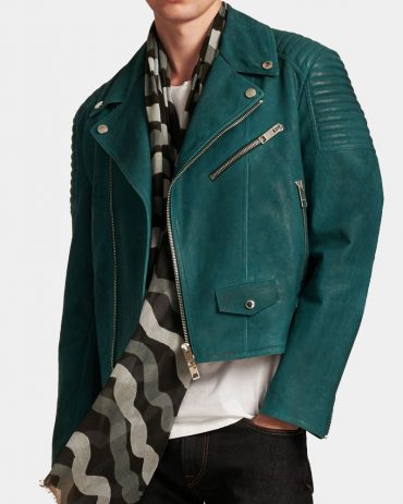 Nappa Leather Biker Jacket-Versace A+ Replica MotoGp Jackets Free Shipping