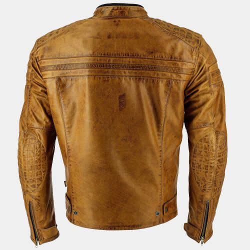 Brown Leather Motorcycle Jacket MotoGp Jackets Free Shipping
