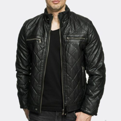 Slim Fit Biker Motorcycle Leather Jackets Fashion Collection Free Shipping
