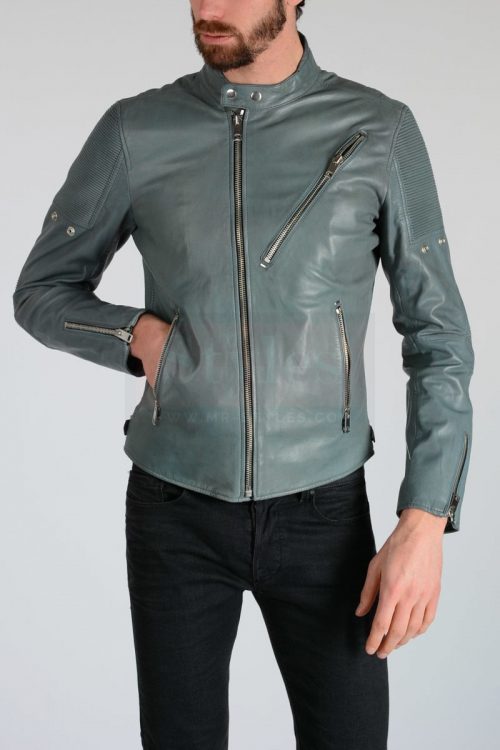 Diesel L-Mackson Men’s Leather Jacket Fashion Collection Free Shipping