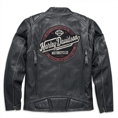 A Unique Special Men's Benson Leather Jacket | Harley Davidson Jackets