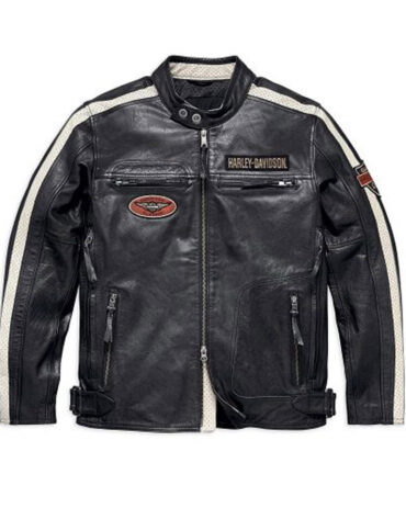 Bill Goldberg Black Harley Davidson Motorcycle Leather Jacket MotoGp Jackets Free Shipping