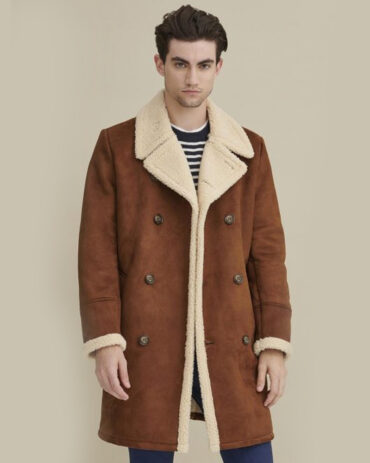Trench Leather Bomber Jacket