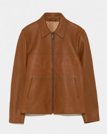 Brown Mens Leather Fashion Jackets