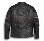 Harley-Davidson® Men’s Vanocker Waterproof Leather Riding Jacket Fashion Collection Free Shipping
