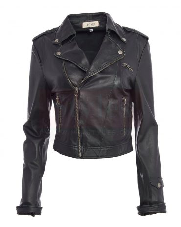 Josey Tumbled Soft Winter Leather Puffer Jacket