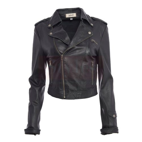 Josey Tumbled Soft Winter Motorcycle Leather Jacket Fashion Jackets Free Shipping