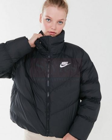 Women’s Nike Leather Puffer Jacket Puffer Jackets Free Shipping