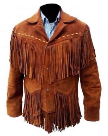 Men Western Suede Leather, Cowboy Jacket