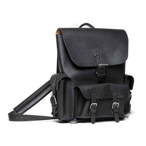 Latest Fashion Front Pocket Leather Backpack Bags Free Shipping