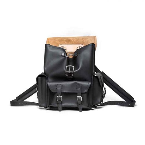 Thin Front Pocket Saddleback Leather Backpack Bags Free Shipping