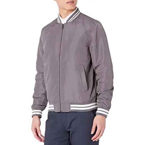 Men’s Lightweight Bomber Leather Jacket Fashion Collection Free Shipping