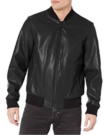 Men’s Real Leather Bomber Jacket Fashion Jackets Free Shipping