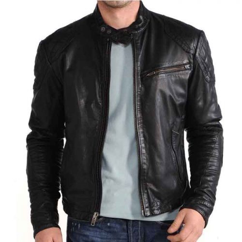 Best Biker Genuine Leather Fashion Jacket Fashion Jackets Free Shipping