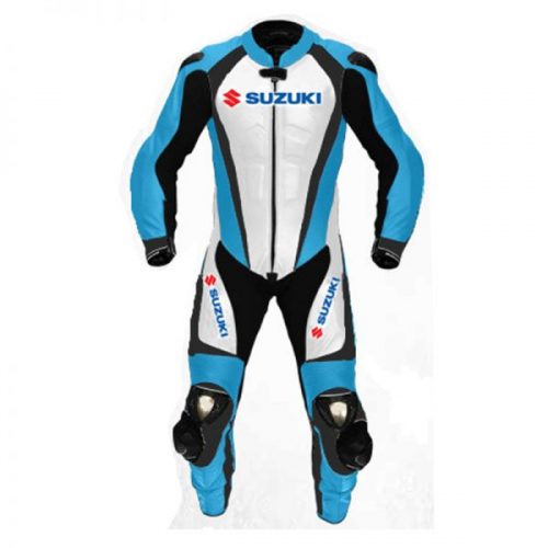 Men’s Suzuki Motorcycle Racing Leather Motogp Suit Motogp Leather Suits Free Shipping