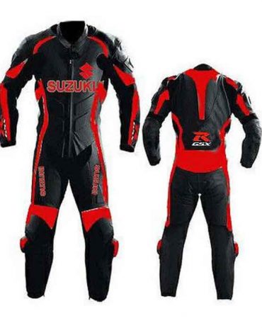 Suzuki Motogp Racing Biker Leather Suit